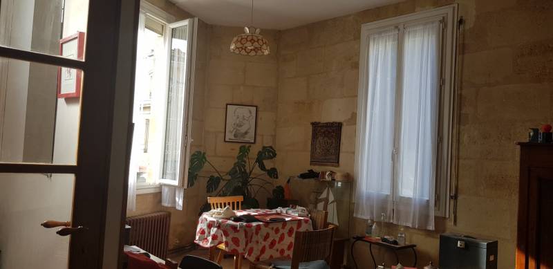 VIAGER SUR LE BOUSCAT APPARTEMENT - Vue du séjour