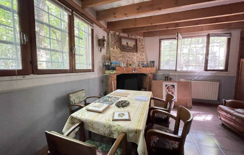 ACHETER UN GARAGE REHABILITE EN HABITATION EN PLEINE FORET DU MEDOC EN VIAGER OCCUPE