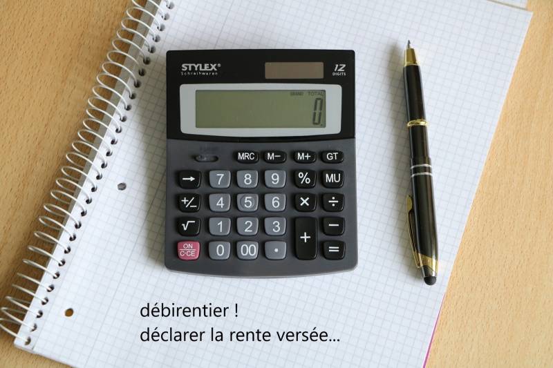 faut-il déclarer aux impôts la rente versée au Crédirentier